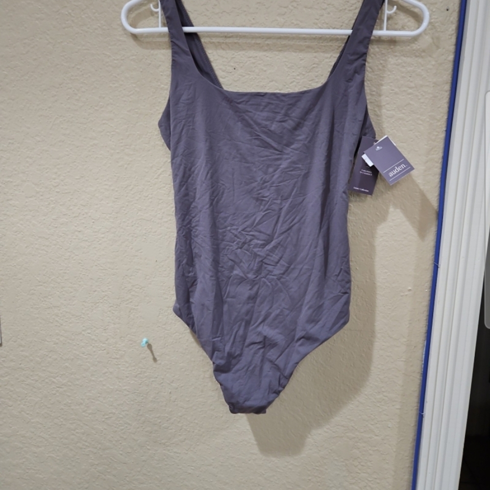 Women's Luxe 4-Way Stretch Tank Bodysuit from Auden Target Exclusive size medium